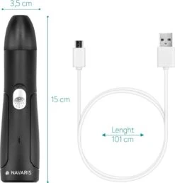 Navaris Elektrische Nagelvijl Voor Huisdieren - Met Diamanten Vijlkop - Voor Honden, Katten En Konijnen - Ook Voor Vogelsnavels - Draadloos 10 Navaris Elektrische Nagelvijl Voor Huisdieren - Met Diamanten Vijlkop - Voor Honden, Katten En Konijnen - Ook Voor Vogelsnavels - Draadloos -Huisdierbenodigdheden 1149x1200 3