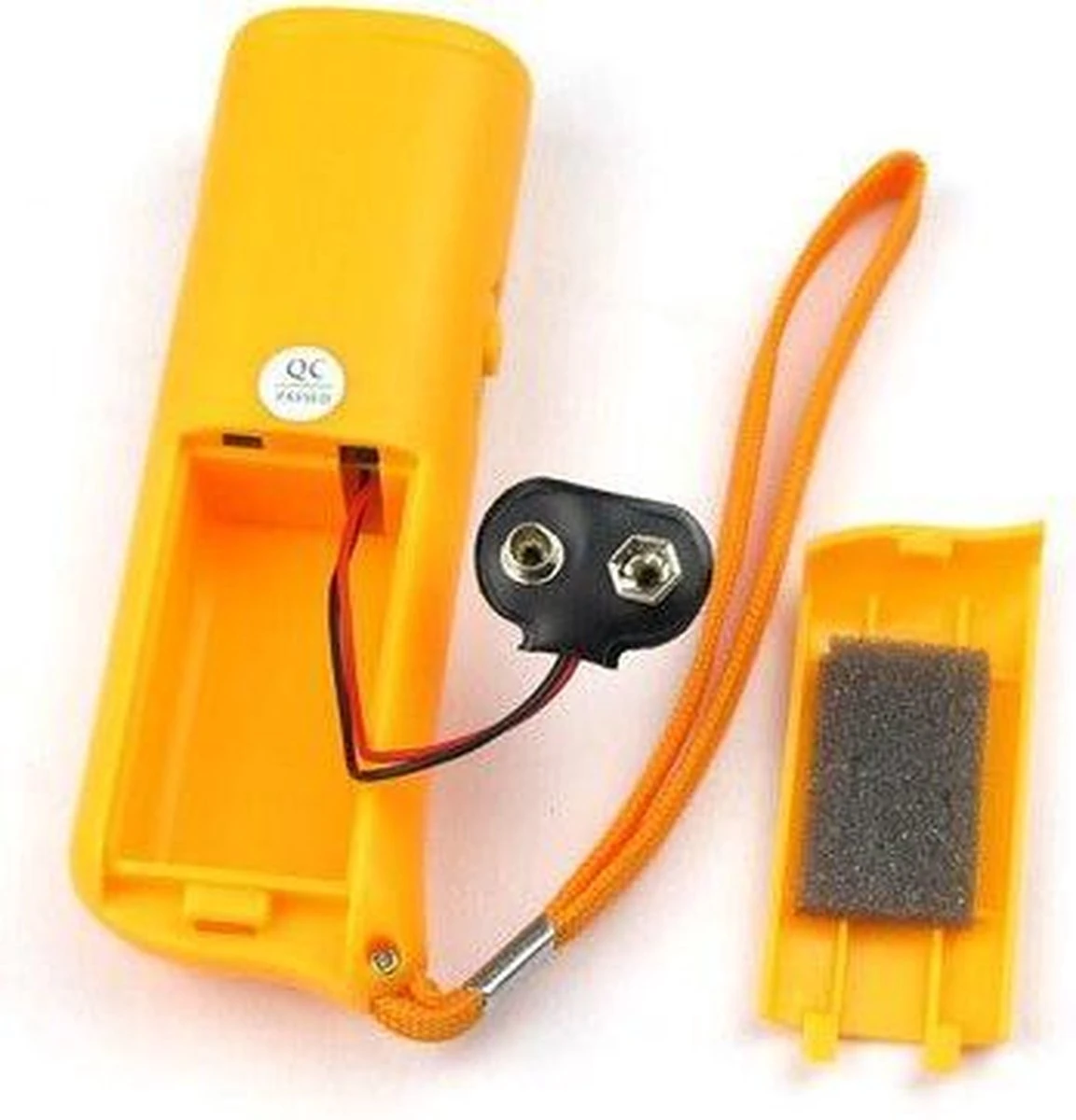 Ultrasone Hondentrainer / Hondenverjager LED Verlichting Geel 3 Ultrasone Hondentrainer / Hondenverjager LED Verlichting Geel - Afbeelding 3