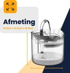 MIRO Luxe Drinkfontein - Drinkbak - Katten & Honden - Plug & Play - Zeer Stil - Met Sensor - 1.8 Liter Inhoud - + Extra Filter - Nederlandse Handleiding -Huisdierbenodigdheden 1153x1200 6