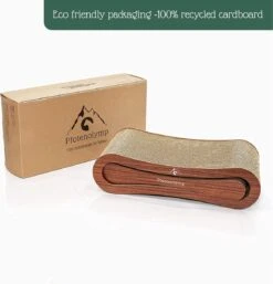 Pfotenolymp® Premium Krabplank / Krablounge Voor Katten - Krabplank / Kattenkrabplank - Krabplank Met Golfkarton & Kattenkruid - Krablounge Voor Katten -Huisdierbenodigdheden 1155x1200 16