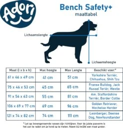 Adori Safety+ Bench Met 2 Deuren Grijs - Hondenbench - 61x43x49 Cm -Huisdierbenodigdheden 1155x1200 9