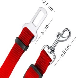 Verstelbaar Hondenriem Autogordel Universele Auto Hondengordel - Rood -Huisdierbenodigdheden 1156x1200 6