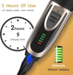 Nobleza Dieren Tondeuse Set - 4 Opzetkammen - Draadloos - Voor Huisdieren Katten & Honden -Huisdierbenodigdheden 1159x1200 1