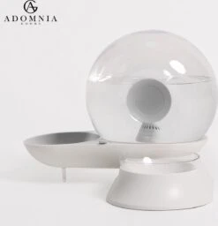 AdomniaGoods - Automatische Katten Voerbak - Antislip Honden Voerbak - Unique Transparant/grijs Design - Altijd Hygiënisch Schoon Water! -Huisdierbenodigdheden 1159x1200 11