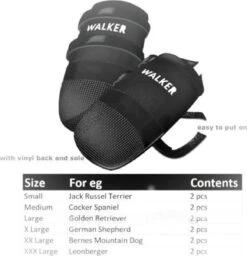 Trixie Walker Care Beschermschoenen Zwart 2 Stuks (L 18X9 CM) -Huisdierbenodigdheden 1160x1200 11