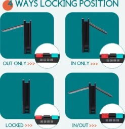 Nobleza Kattenluik Met Tunnel - 4 Vergrendelingsstanden - Weerbestendig - Binnen En Buiten - 28.5 X 25 Cm - Maat XL - Zwart -Huisdierbenodigdheden 1161x1200 17