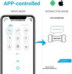 Cheerble Wickedbone|Automatisch Hondenspeeltje|Interactief En Intelligent Speelgoed Voor Honden|App & Bluetooth Bestuurbaar|USB Oplaadbaar -Huisdierbenodigdheden 1161x1200 5