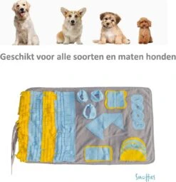 Snuffies Snuffelmat Jara 100x65cm - Snuffelmat – Snuffelmatten - Honden Speelgoed - Honden Speelgoed Intelligentie – Snuffelmat - Snuffelmat Hond - Snuffelmatten – Hersenwerk – Honden Speeltjes – Puppy - Puppy Speelgoed - Honden Denkspelletjes -Huisdierbenodigdheden 1162x1200 10