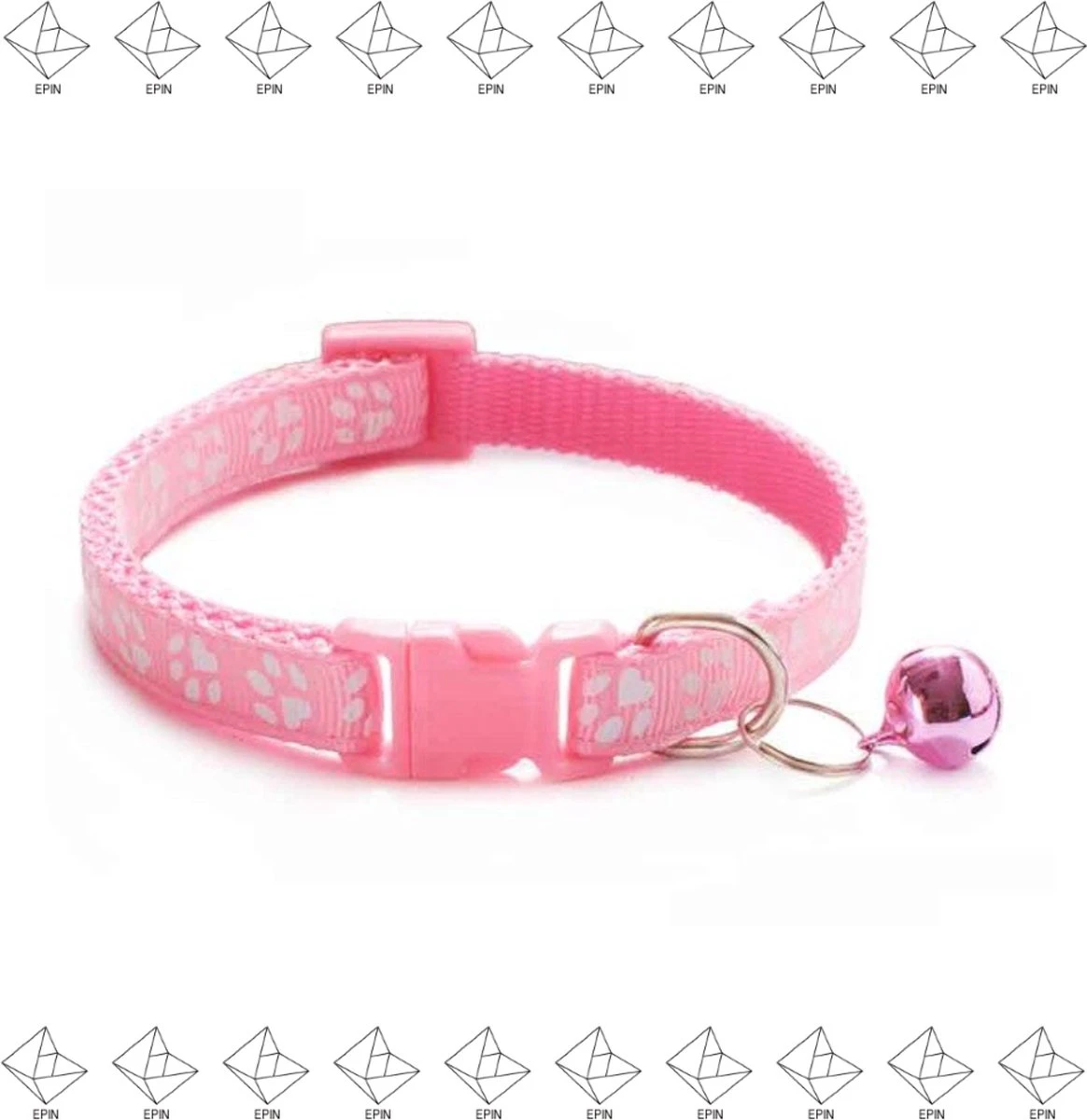 Verstelbare Dieren Halsbandje | Voor Hond & Kat | Katten Halsbandje | Honden Halsbandje | Met Belletje | ROZE 1 Verstelbare Dieren Halsbandje | Voor Hond & Kat | Katten Halsbandje | Honden Halsbandje | Met Belletje | ROZE