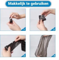 Hondenpoepzakjes - Poepzakjes Hond - 45 Stuks - Ecologisch Verantwoord - 3 Rollen - Professor Q -Huisdierbenodigdheden 1170x1200 5