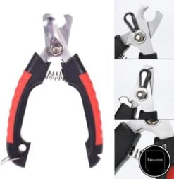 ElegaPet Professionele Nagelknipper Hond L - Rood Zwart - Dier - Nageltang Met Veiligheidsstop Nagelschaar -Huisdierbenodigdheden 1173x1200 2