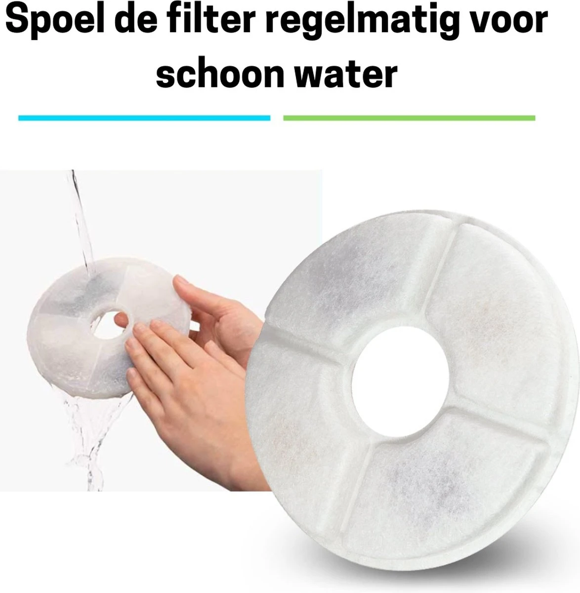 Waterfontein Kat & Hond - Drinkfontein - Waterfilter - 1.6L Inhoud - Waterbak En Waterfontein - Drinkbak - Kat - Waterdispenser 7 Waterfontein Kat & Hond - Drinkfontein - Waterfilter - 1.6L Inhoud - Waterbak En Waterfontein - Drinkbak - Kat - Waterdispenser - Afbeelding 7