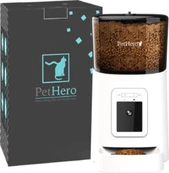PetHero 3 Voerautomaat Wit - Verstelbare Camera - Smartphone Besturing - Automatische Voerbak Voor Kat Of Hond - 6.0 L -Huisdierbenodigdheden 1174x1200 12