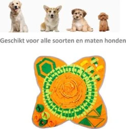 SNUFFIES® Snuffelmat Belle 60x50cm – Snuffelmat – Snuffelmatten - Honden Speelgoed - Honden Speelgoed Intelligentie - Snuffelmat Hond - Snuffelmatten – Hersenwerk – Honden Speeltjes – Puppy - Puppy Speelgoed - Honden Denkspelletjes -Huisdierbenodigdheden 1174x1200 17