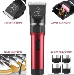 Merkloos Hondentondeuse, Hundeschermaschine / Dog Clippers - Dierenhaartrimmer, Hondentondeuse Kit Hond Verzorging -Huisdierbenodigdheden 1174x1200 2
