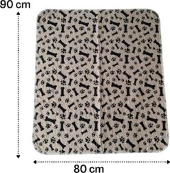 Sharon B - Puppy Training Pad - Plasmat - Beige Met Botjesprint - 80x90 Cm - Hondentoilet - Herbruikbaar - Wasbaar 19 Sharon B - Puppy Training Pad - Plasmat - Beige Met Botjesprint - 80x90 Cm - Hondentoilet - Herbruikbaar - Wasbaar -Huisdierbenodigdheden 1176x1200 1