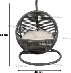 Merkloos Mini Hangstoel Swing Simba Kat / Hond Grijs | Creme Kussen 5 Merkloos Mini Hangstoel Swing Simba Kat / Hond Grijs | Creme Kussen -Huisdierbenodigdheden 1176x1200 13