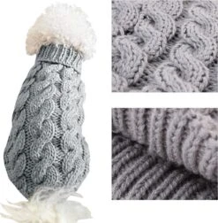 Merkloos Hondenjas - Hondentrui - Kattentrui - Hondenjasjes Voor Hondjes - Hondenkleding - Dierenkleding - Grijs - S -Huisdierbenodigdheden 1176x1200 19