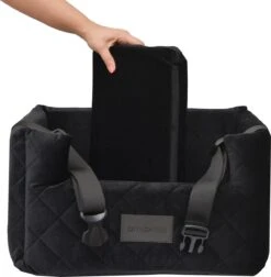 Velvet Black - Autostoel Voor Hond - 47x42cm - Wasbaar - Hondenmand Auto - Handgemaakt 16 Velvet Black - Autostoel Voor Hond - 47x42cm - Wasbaar - Hondenmand Auto - Handgemaakt -Huisdierbenodigdheden 1176x1200 3