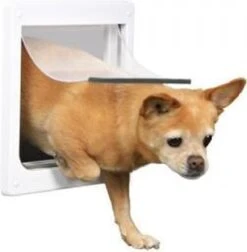 Trixie 2-Weg Hondenluik Wit - XS-S 25 X 29 CM -Huisdierbenodigdheden 1176x1200 5