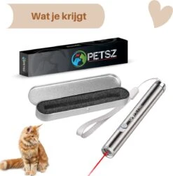 Laserpen - Kattenspeeltjes - Zaklamp - Kat - Laser - Kattenspeelgoed - RVS Opbergblikje -Huisdierbenodigdheden 1183x1200 15