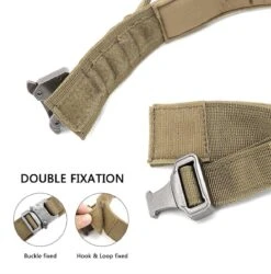 Militaire Tactische Halsband Duitse Shepard Medium Grote Hond Halsbanden Voor Walking Training Duarable Halsband Controle Handvat- Donkergroen Olijf Bruin- L 42-54 CM -Huisdierbenodigdheden 1184x1200 17