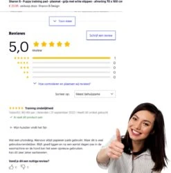 Sharon B - Puppy Training Pad - Plasmat - Beige Met Botjesprint - 80x90 Cm - Hondentoilet - Herbruikbaar - Wasbaar 18 Sharon B - Puppy Training Pad - Plasmat - Beige Met Botjesprint - 80x90 Cm - Hondentoilet - Herbruikbaar - Wasbaar -Huisdierbenodigdheden 1185x1200 3