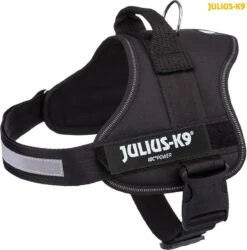 Julius K9 K9®Powertuig, M - Maat 0, Zwart -Huisdierbenodigdheden 1186x1200