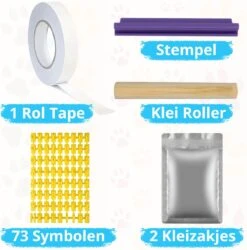 PIXETOOL Fotolijst Kleiafdruk - Gipsafdruk - Pootafdruk Hond - Puppy Speelgoed - Cadeau Voor Man - Cadeau Voor Vrouw - 3D Collage - 54 Extra Letters -Huisdierbenodigdheden 1187x1200 22