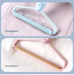 PRO-Deals | Dierenhaar Verwijderen - Haar Verwijderen - Type 2 - Kleur Roze - Kattenharen - Vachtverzorging - Hondenharen - Pluizenverwijderaar - Haaruitval - Kledingreiniger -Huisdierbenodigdheden 1187x1200 3