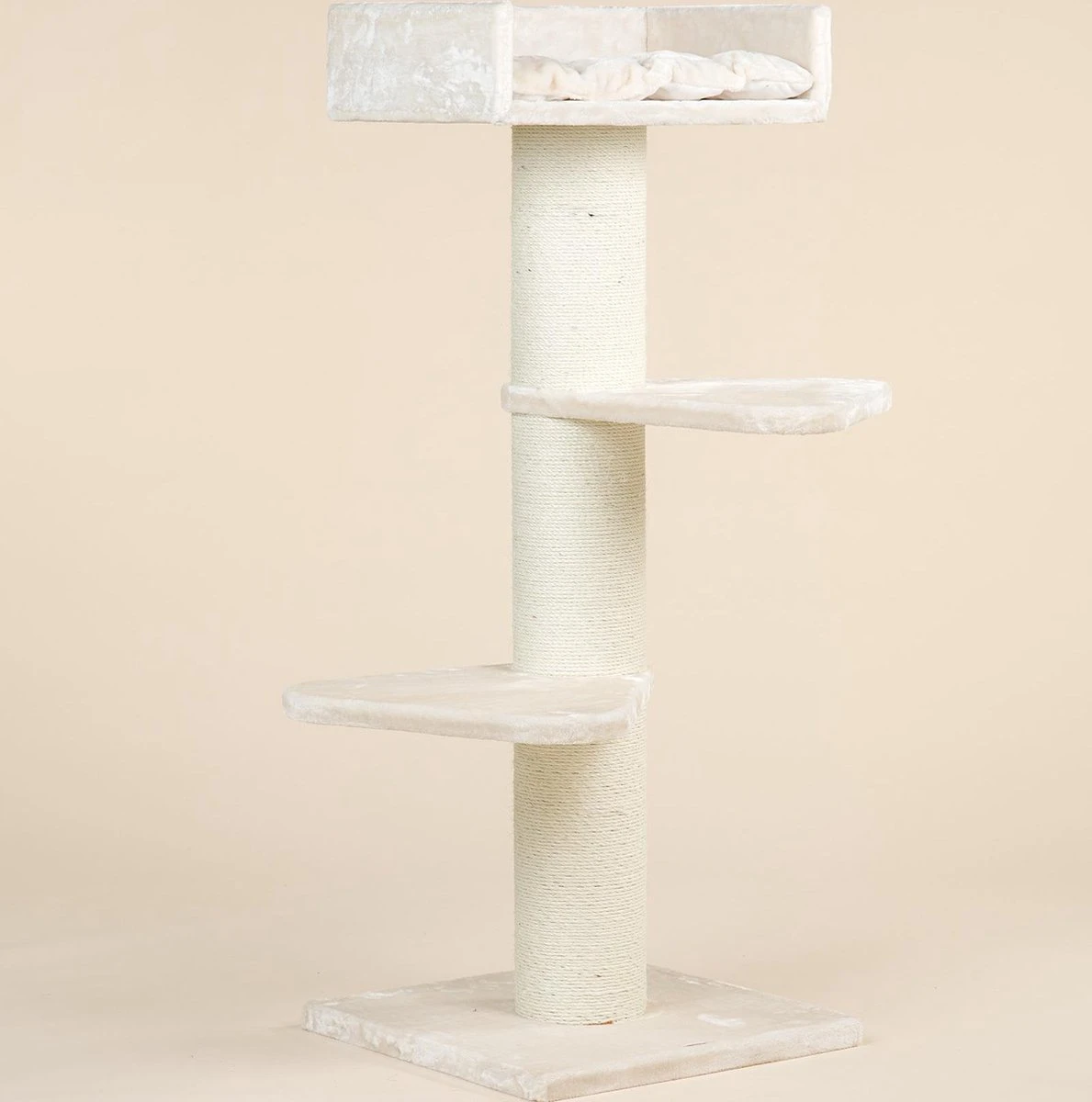 RHR Quality Royalty Krabpaal - Crème/wit - 60 X 60 X 155 Cm 11 RHR Quality Royalty Krabpaal - Crème/wit - 60 X 60 X 155 Cm - Afbeelding 11