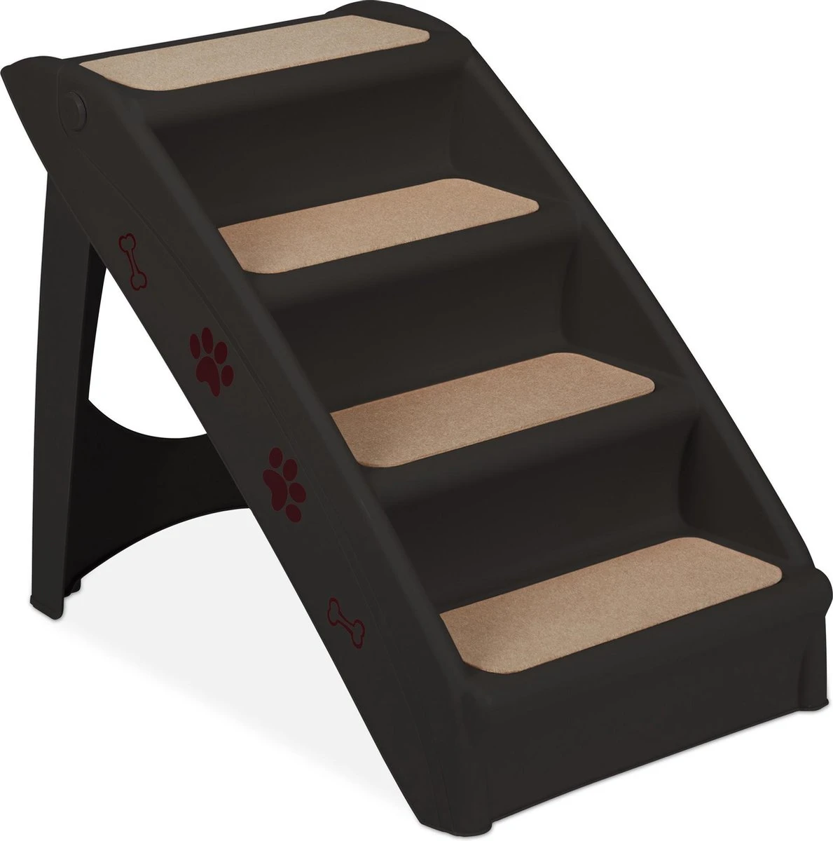 Relaxdays Hondentrap Auto - Inklapbaar - Opstapje Voor Honden - 4 Treden - Trapje Hond - Zwart 7 Relaxdays Hondentrap Auto - Inklapbaar - Opstapje Voor Honden - 4 Treden - Trapje Hond - Zwart - Afbeelding 7