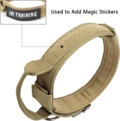 Militaire Tactische Halsband Duitse Shepard Medium Grote Hond Halsbanden Voor Walking Training Duarable Halsband Controle Handvat- Donkergroen Olijf Bruin- L 42-54 CM -Huisdierbenodigdheden 1190x1200 15