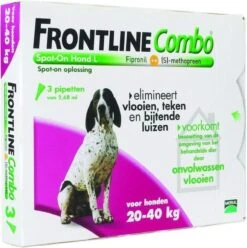 Frontline Combo - L: Van 20 Tot 40 Kg - Anti Vlooienmiddel En Tekenmiddel - Hond - 3 Pipetten 32 Frontline Combo - L: Van 20 Tot 40 Kg - Anti Vlooienmiddel En Tekenmiddel - Hond - 3 Pipetten -Huisdierbenodigdheden 1193x1200 10