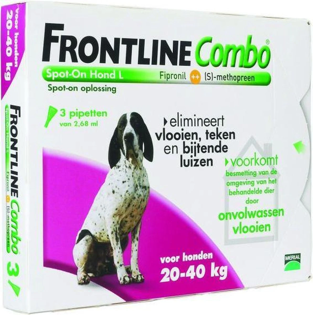 Frontline Combo - L: Van 20 Tot 40 Kg - Anti Vlooienmiddel En Tekenmiddel - Hond - 3 Pipetten 16 Frontline Combo - L: Van 20 Tot 40 Kg - Anti Vlooienmiddel En Tekenmiddel - Hond - 3 Pipetten - Afbeelding 16
