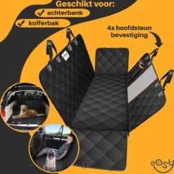 Hondendeken Auto Achterbank En Kofferbak - Reis Bench - Auto Bench - Hondenmand - Waterdichte Beschermhoes 6 Laags - Antislip - Maat 151 X 139 -Huisdierbenodigdheden 1194x1200 6