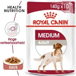 Royal Canin Shn Medium Adult Pouch - Hondenvoer - 10 X 140 G -Huisdierbenodigdheden 1195x1200 18