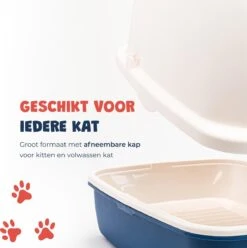 JC Pets Premium Kattenbak Systeem - Inclusief 2.5KG / 4L Kattenbakvulling - Zelfreinigend -Huisdierbenodigdheden 1195x1200 27