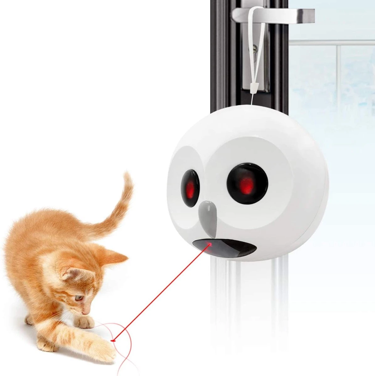 Kattenspeeltjes - Kattenspeelgoed Intelligentie - Laser - Kattenspeelgoed Elektrisch - Kattenspeelgoed Interactief 1 Kattenspeeltjes - Kattenspeelgoed Intelligentie - Laser - Kattenspeelgoed Elektrisch - Kattenspeelgoed Interactief