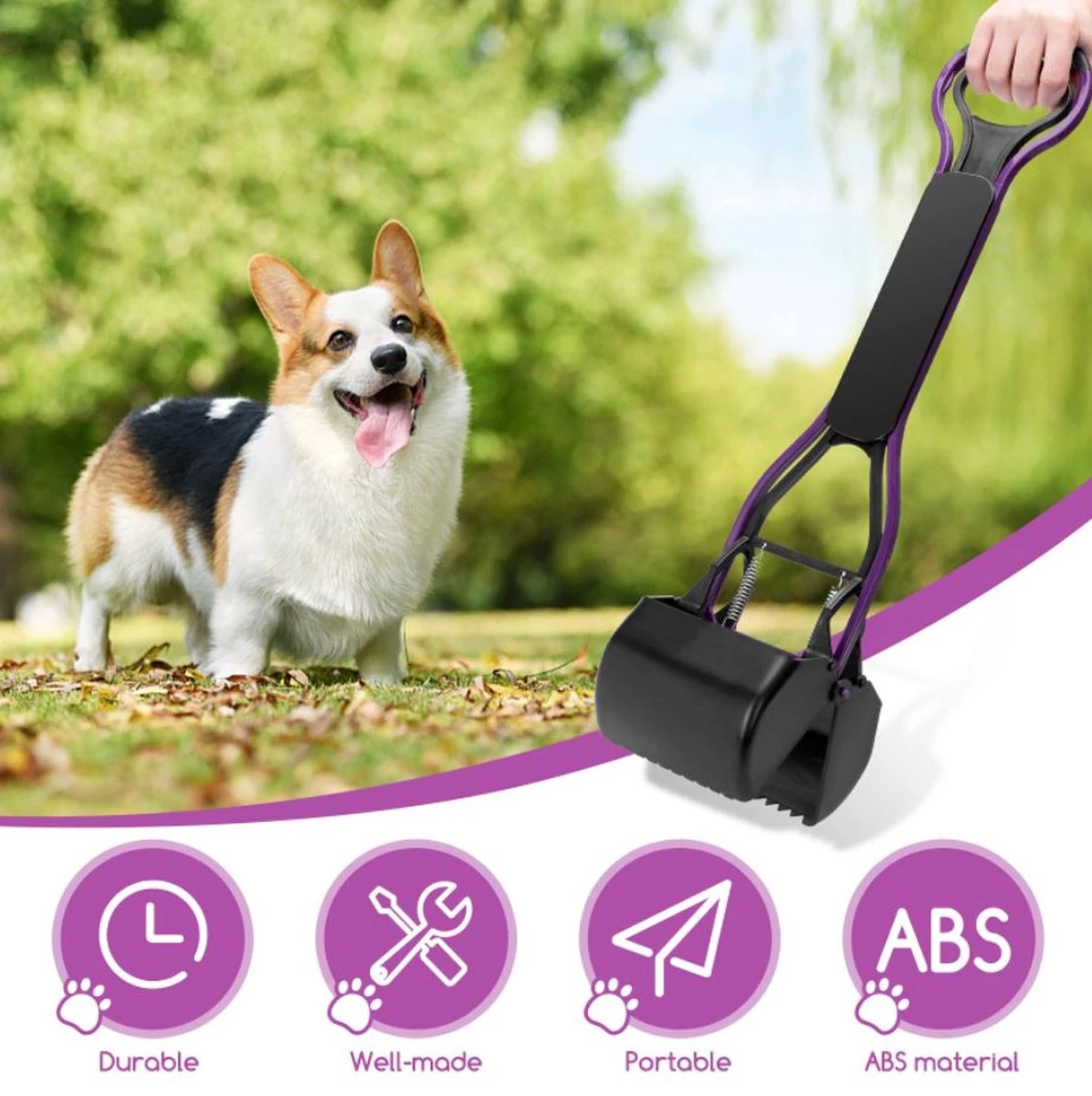 Nobleza Poepschep Hond - Poepgrijper - Poepschepper - Poepgrijper - Hondenpoepschep - Maat S 9 Nobleza Poepschep Hond - Poepgrijper - Poepschepper - Poepgrijper - Hondenpoepschep - Maat S - Afbeelding 9