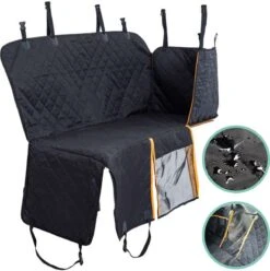 RBE Waterdichte Hondendeken Auto Achterbank En Kofferbak – 137x145 CM – Met Kijk/Gaasvenster - Beschermhoes