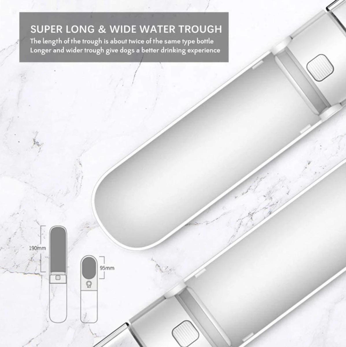 Vouwbare Honden Waterfles 420ml - Honden Fles Water - Honden Bidon - Honden Drinkfles - Paars 4 Vouwbare Honden Waterfles 420ml - Honden Fles Water - Honden Bidon - Honden Drinkfles - Paars - Afbeelding 4