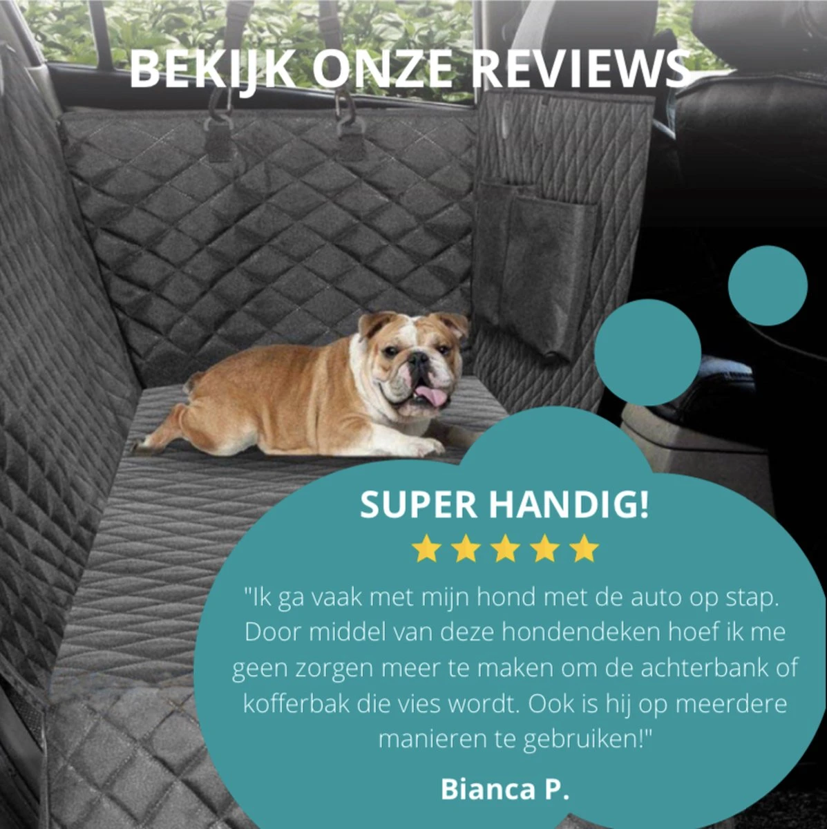 NasGoods Premium Hondendeken Auto Achterbank & Kofferbak - Incl. Hondenspeeltje - Hondenkleed - Hondenmand Auto - Beschermhoes - Waterdicht & Antislip 11 NasGoods Premium Hondendeken Auto Achterbank & Kofferbak - Incl. Hondenspeeltje - Hondenkleed - Hondenmand Auto - Beschermhoes - Waterdicht & Antislip - Afbeelding 11