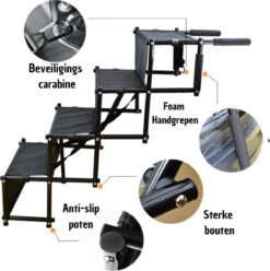 Hondentrap Inklapbaar - Extra Stevig Loopplank Hond Voor Auto - Veilig Trap Voor Hond - Anti Slip Met Coating - Zwart Deluxe 24 Hondentrap Inklapbaar - Extra Stevig Loopplank Hond Voor Auto - Veilig Trap Voor Hond - Anti Slip Met Coating - Zwart Deluxe -Huisdierbenodigdheden 1197x1200 8