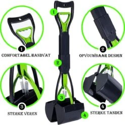 Hondenpoepschep – Poepschep – Poepgrijper - Poepschepper Voor Honden – Groen - 60CM -Huisdierbenodigdheden 1198x1200 15