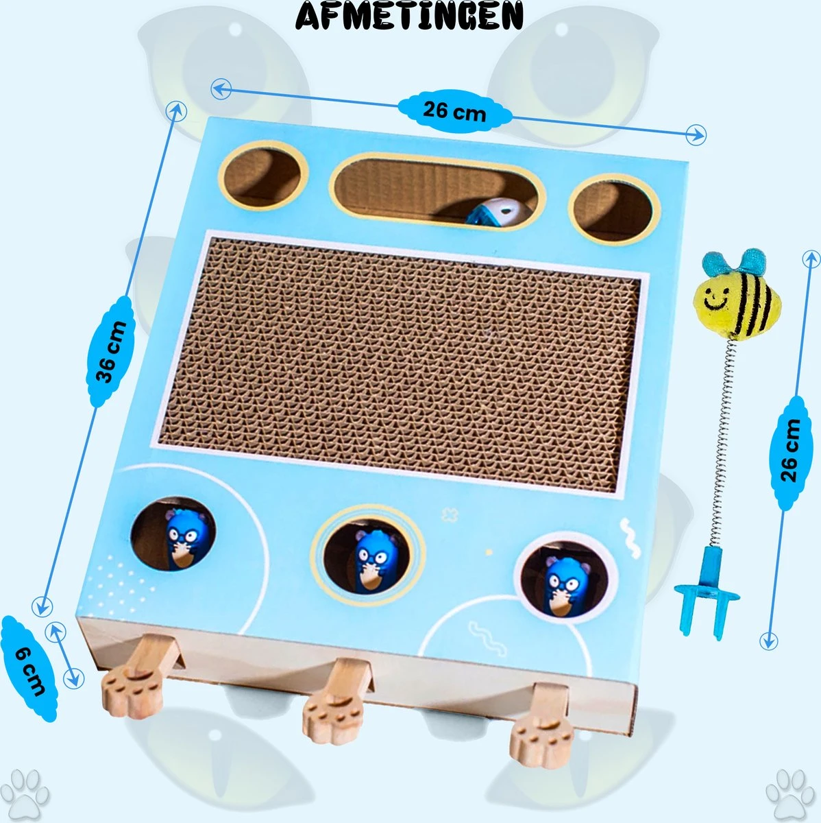 Sla De Mol Kattenspeeltje - Katten Speelgoed - Kattenspeelgoed - Kattenspeeltjes - Kattenspeeltjes Intelligentie - Kattenspeelgoed Intelligentie 5 Sla De Mol Kattenspeeltje - Katten Speelgoed - Kattenspeelgoed - Kattenspeeltjes - Kattenspeeltjes Intelligentie - Kattenspeelgoed Intelligentie - Afbeelding 5