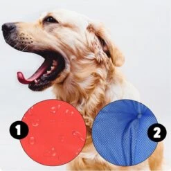 Ecco - Honden- En Kattenbed Met Kussen | Binnenmaat: 130x100 / Buitenmaat: 145x115cm - Beige / Zwart -Huisdierbenodigdheden 1199x1200 11