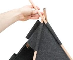 TRIXIE Huisdierengrot Tipi 55x65x55 Cm Vilt -Huisdierbenodigdheden 1200x1002 5