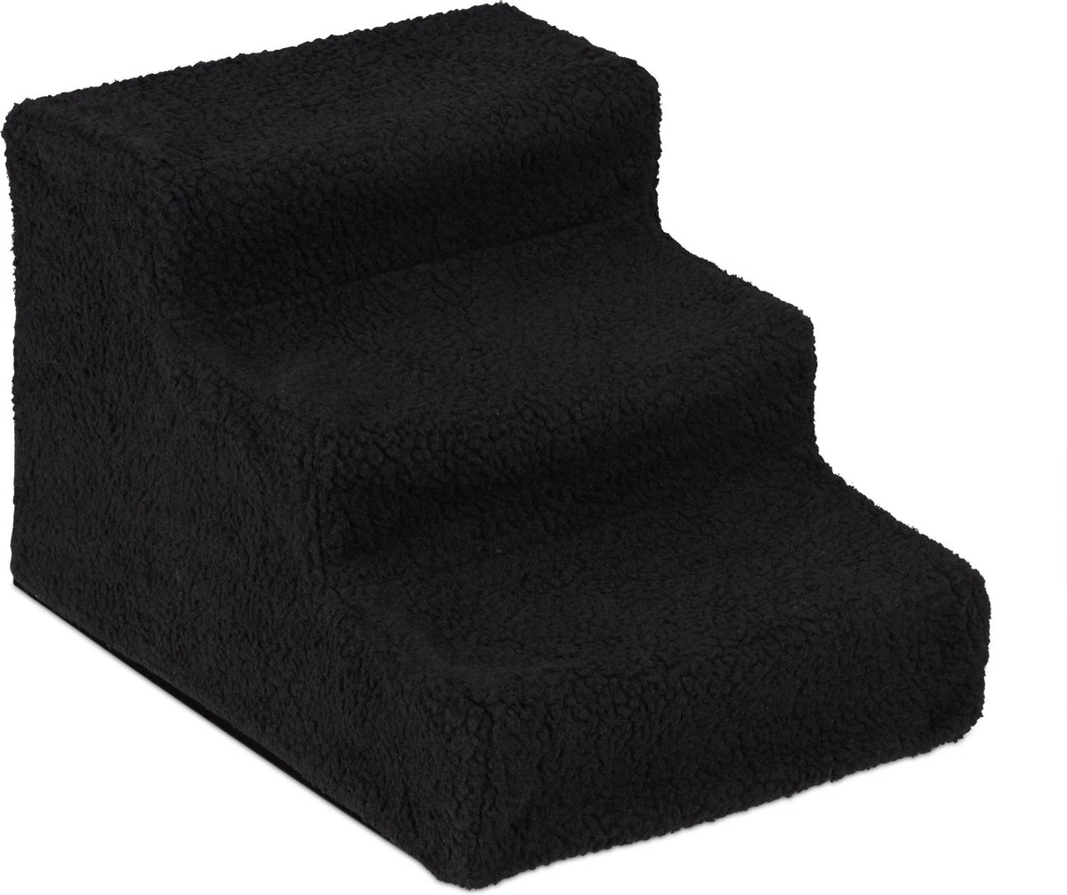 Relaxdays Hondentrap 3 Treden - Trapje Voor Honden - Opstapje Hond - Binnen - Hondentrapje - Zwart 8 Relaxdays Hondentrap 3 Treden - Trapje Voor Honden - Opstapje Hond - Binnen - Hondentrapje - Zwart - Afbeelding 8