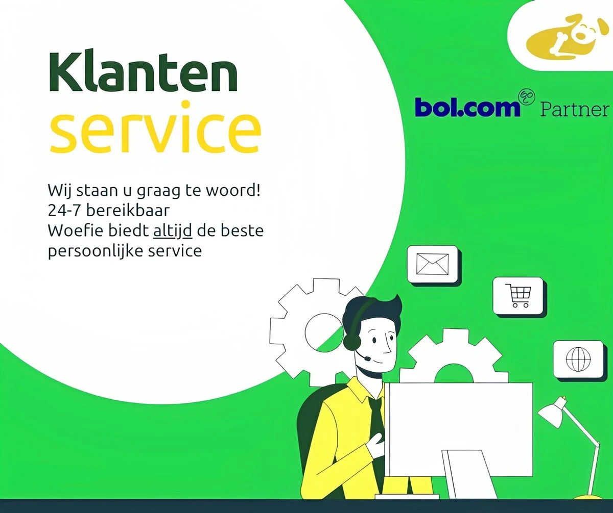 Woefie Honden Anti Stress Vest - Hond Blaffen - Maat M - Reflecterend - Thundershirt - Grijs 7 Woefie Honden Anti Stress Vest - Hond Blaffen - Maat M - Reflecterend - Thundershirt - Grijs - Afbeelding 7